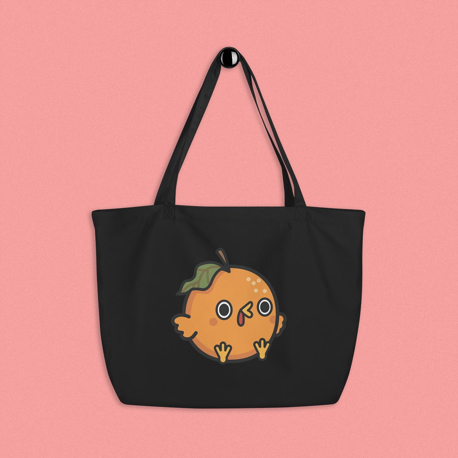 Orange Chicken Large Tote - Ni De Mama Chinese Clothing