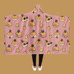 Load image into Gallery viewer, Pineapple Bun Hooded Blanket - Ni De Mama Chinese - Inspired Clothing | Pink ,
