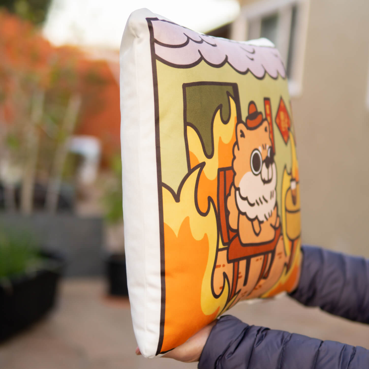 沒事 Plush Pillow 1 - Ni De Mama Chinese - Inspired Clothing | ,