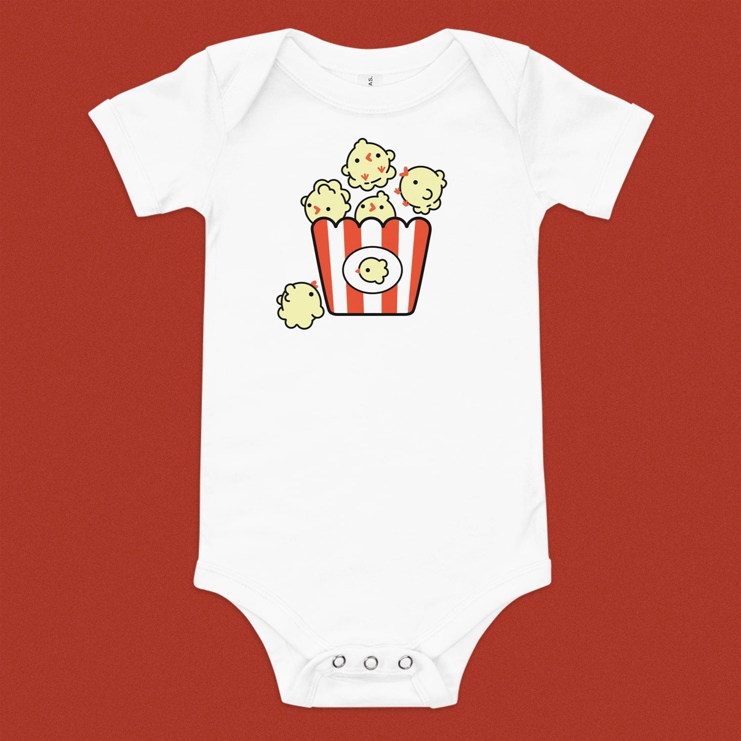 Popcorn Chicken Baby Onesie - Ni De Mama Chinese Clothing