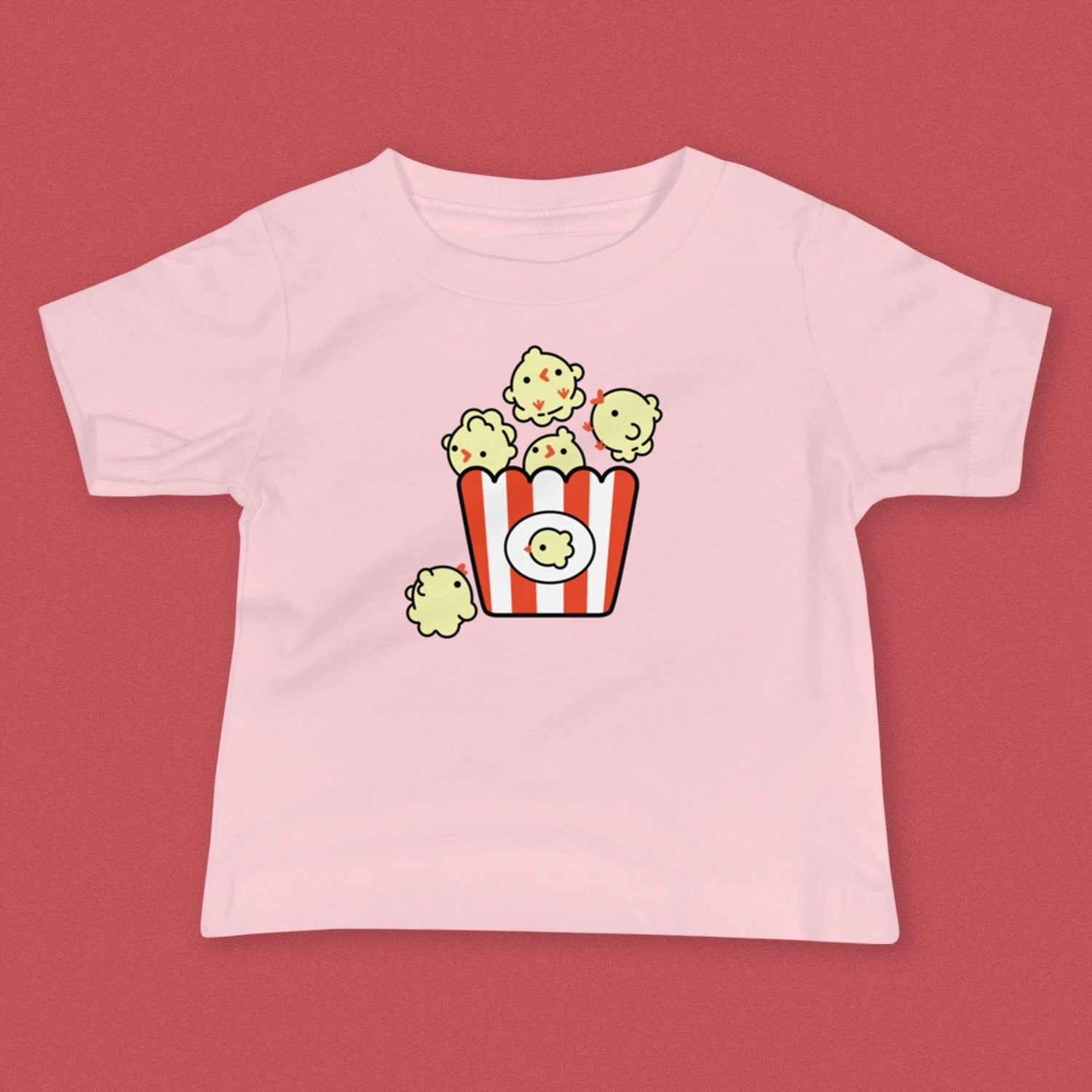 Popcorn Chicken Baby T-Shirt - Ni De Mama Chinese Clothing