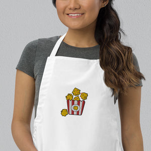 Popcorn Chicken Embroidered Apron - Ni De Mama Chinese Clothing