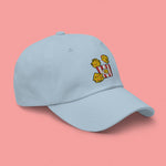 Load image into Gallery viewer, Popcorn Chicken Embroidered Cap - Ni De Mama Chinese Clothing
