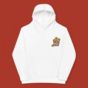 Popcorn Chicken Embroidered Kids Hoodie - Ni De Mama Chinese Clothing