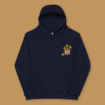 Load image into Gallery viewer, Popcorn Chicken Embroidered Kids Hoodie - Ni De Mama Chinese Clothing

