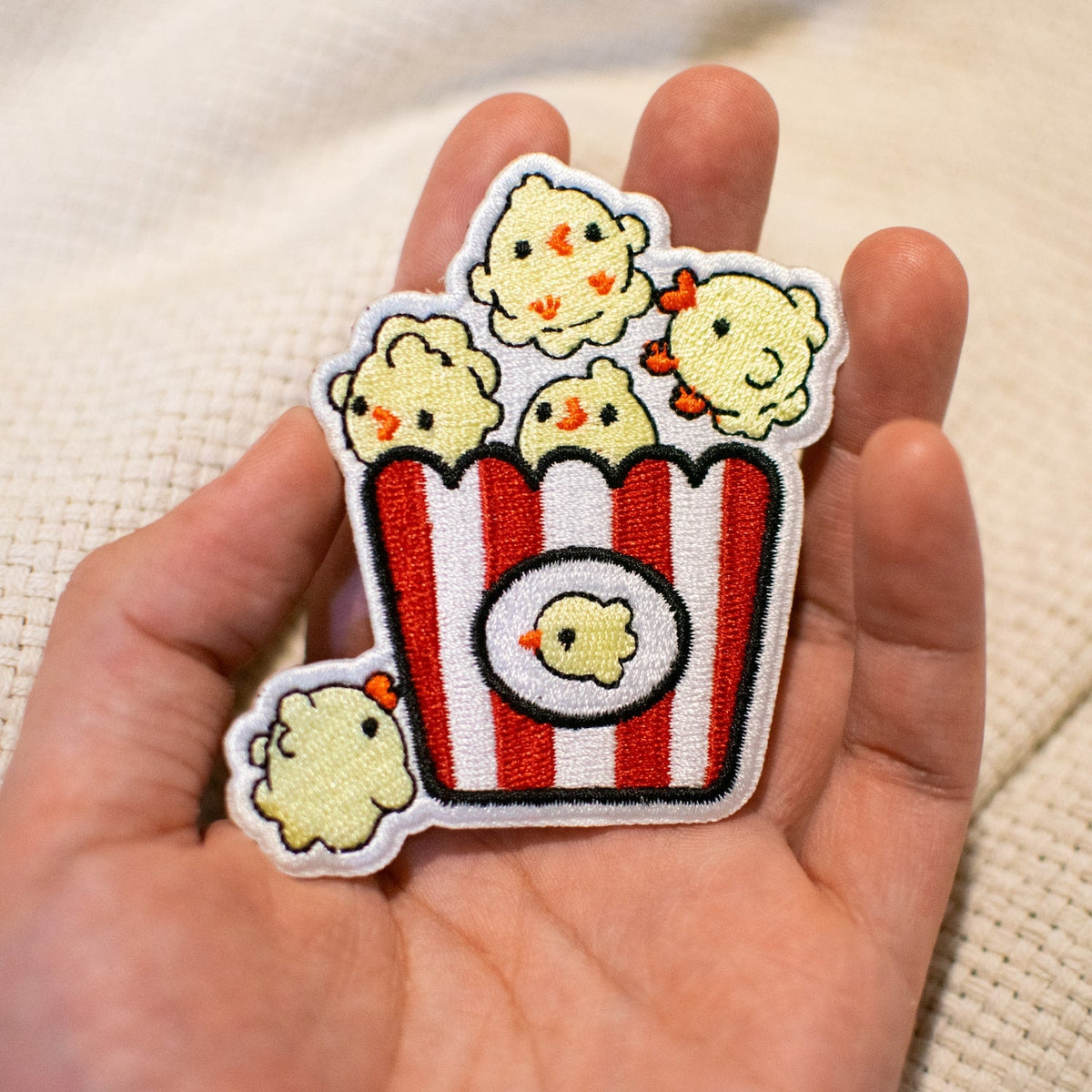 Popcorn Chicken Embroidered Patch | Shop Ni De Mama Now