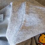 Load image into Gallery viewer, Popcorn Chicken Embroidered Sweatshirt / Imperfect (Final Sale) - Ni De Mama Chinese - Inspired Clothing | Heather Grey , L
