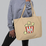 Load image into Gallery viewer, Popcorn Chicken Large Tote - Ni De Mama Chinese Clothing
