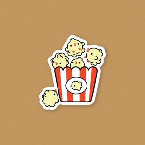 Popcorn Chicken Vinyl Sticker - Ni De Mama Chinese Clothing