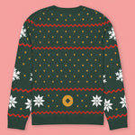 Load image into Gallery viewer, Red Envelope Christmas Tree Knit Sweater - Ni De Mama Chinese - Inspired Clothing | Forest Green , 3XS
