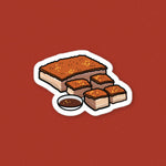 Load image into Gallery viewer, Roast Pork Vinyl Sticker - Ni De Mama Chinese-Inspired Clothing | ,
