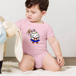 Load image into Gallery viewer, Sailor Mooncake Baby Onesie - Ni De Mama Chinese - Inspired Clothing | Heather Charcoal , 3 - 6m
