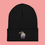 Load image into Gallery viewer, Sailor Mooncake Embroidered Beanie - Ni De Mama Chinese - Inspired Clothing | Black ,
