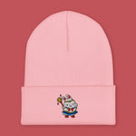 Load image into Gallery viewer, Sailor Mooncake Embroidered Beanie - Ni De Mama Chinese - Inspired Clothing | Soft Pink ,
