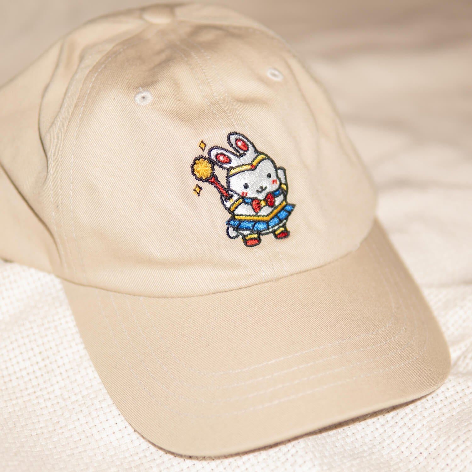 Sailor Mooncake Embroidered Cap - Ni De Mama Chinese - Inspired Clothing | Canvas ,