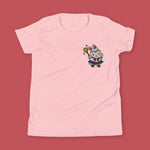 Load image into Gallery viewer, Sailor Mooncake Embroidered Kids T-Shirt - Ni De Mama Chinese - Inspired Clothing | Pink , S

