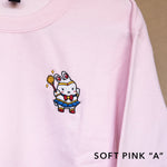 Load image into Gallery viewer, Sailor Mooncake Embroidered Sweatshirt / Sample (Final Sale) - Ni De Mama Chinese - Inspired Clothing | Pink A , S
