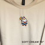 Load image into Gallery viewer, Sailor Mooncake Embroidered Sweatshirt / Sample (Final Sale) - Ni De Mama Chinese - Inspired Clothing | Soft Cream D , S
