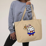 Load image into Gallery viewer, Sailor Mooncake Large Tote - Ni De Mama Chinese - Inspired Clothing | Black ,
