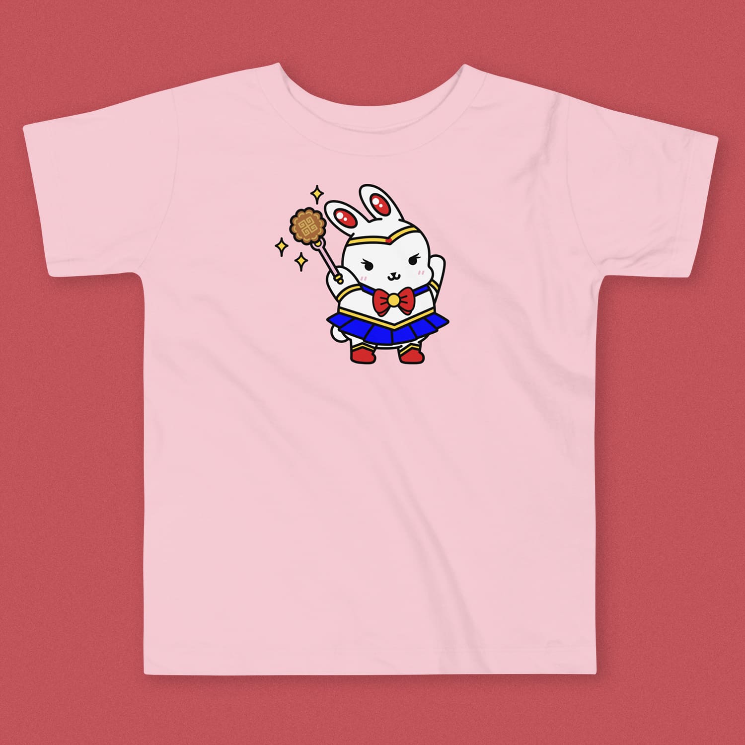 Sailor Mooncake Toddlers T-Shirt - Ni De Mama Chinese - Inspired Clothing | Pink , 2T