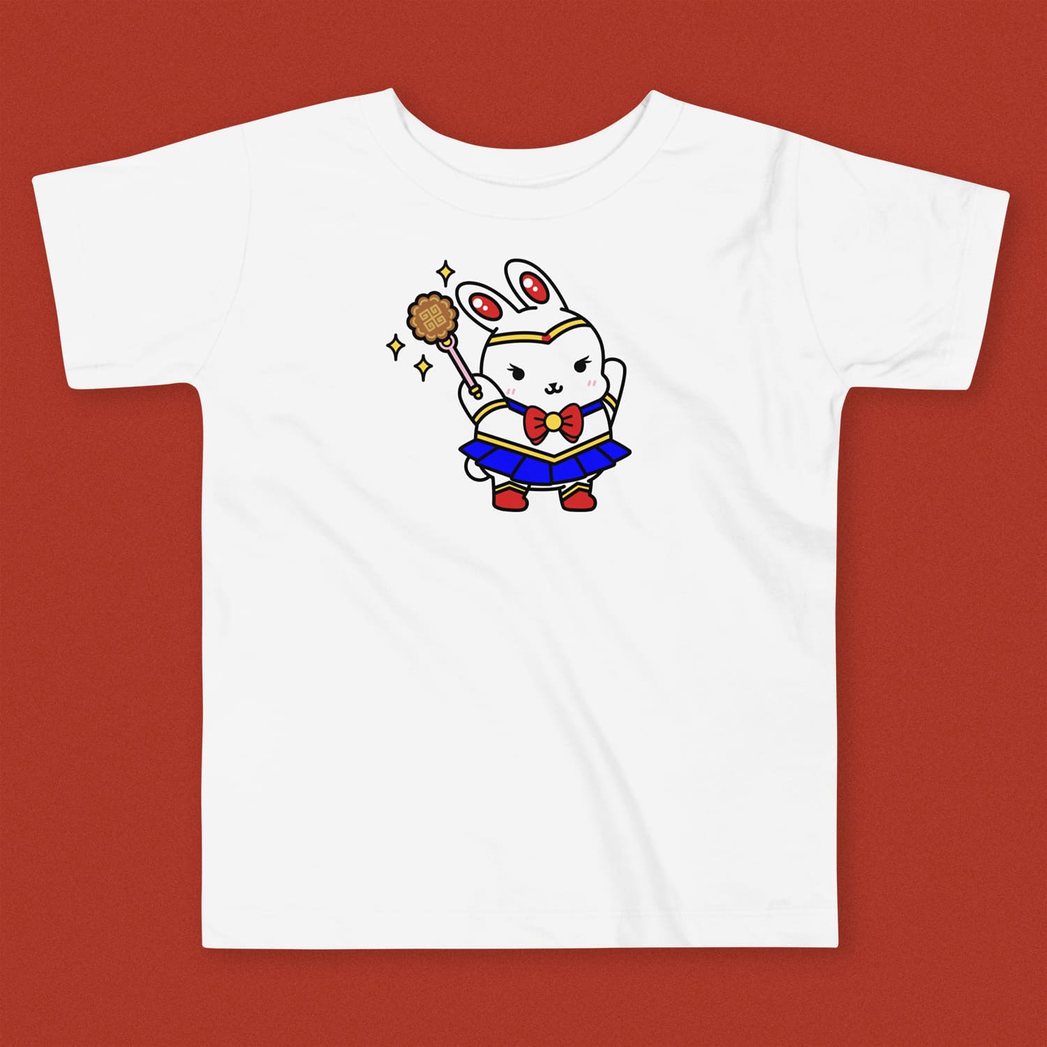 Sailor Mooncake Toddlers T-Shirt - Ni De Mama Chinese - Inspired Clothing | White , 2T