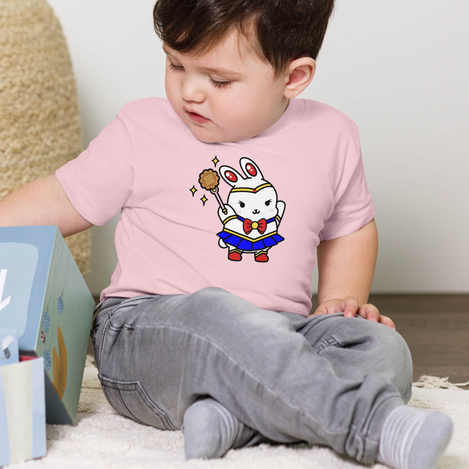 Sailor Mooncake Toddlers T-Shirt - Ni De Mama Chinese - Inspired Clothing | White , 2T