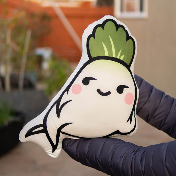 Seductive Daikon Radish Plush Pillow - Ni De Mama Chinese - Inspired Clothing | ,