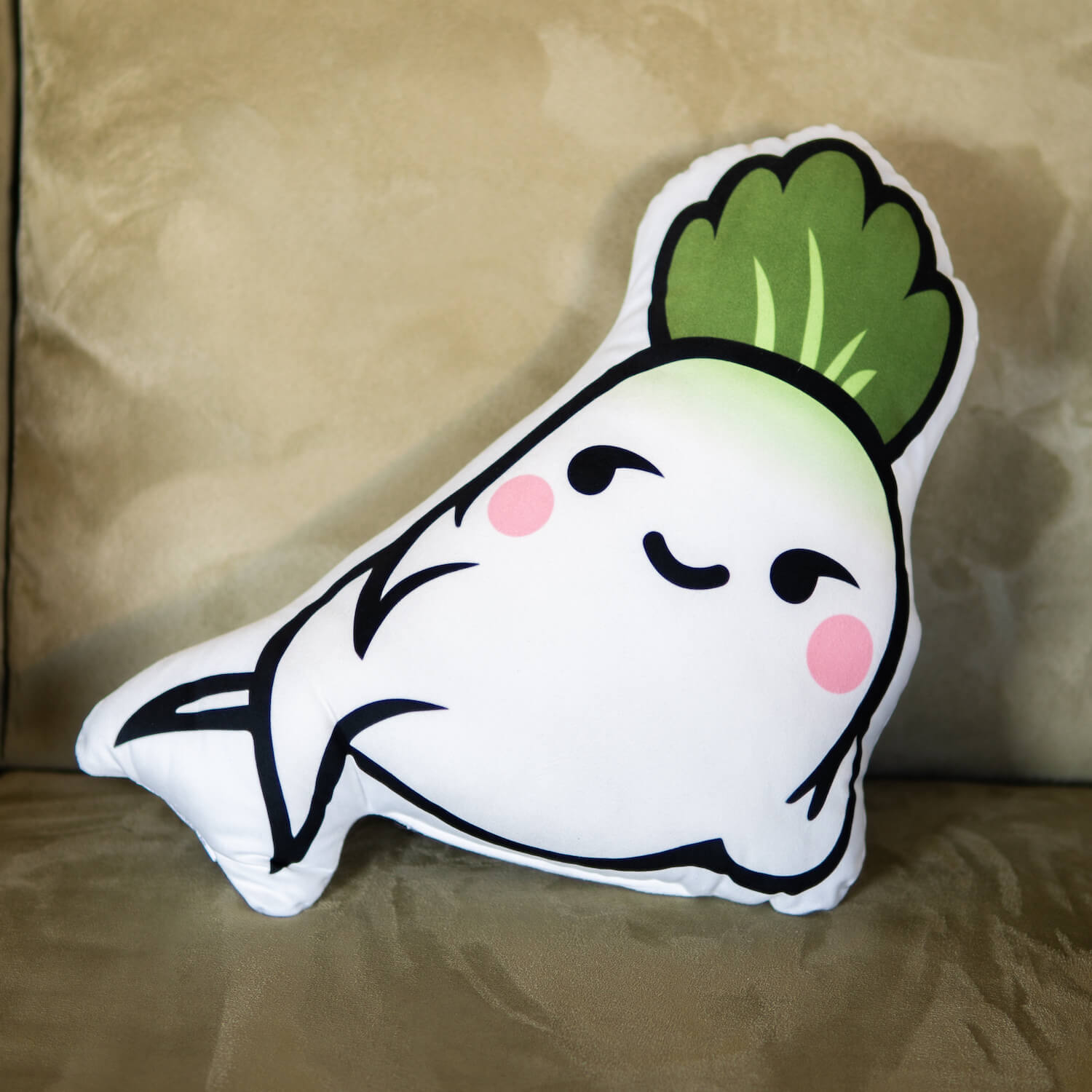 Seductive Daikon Radish Plush Pillow - Ni De Mama Chinese - Inspired Clothing | ,