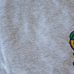 Load image into Gallery viewer, Sik Teng Mm Sik Gong Embroidered T-Shirt / Imperfect (Final Sale) - Ni De Mama Chinese - Inspired Clothing | Heather Grey , S
