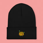 Load image into Gallery viewer, Stinky Tofu Embroidered Beanie - Ni De Mama Chinese - Inspired Clothing | Black ,
