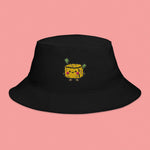 Load image into Gallery viewer, Stinky Tofu Embroidered Bucket Hat - Ni De Mama Chinese - Inspired Clothing | Black ,
