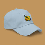 Load image into Gallery viewer, Stinky Tofu Embroidered Cap - Ni De Mama Chinese - Inspired Clothing | Baby Blue ,

