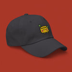 Load image into Gallery viewer, Stinky Tofu Embroidered Cap - Ni De Mama Chinese - Inspired Clothing | Charcoal ,
