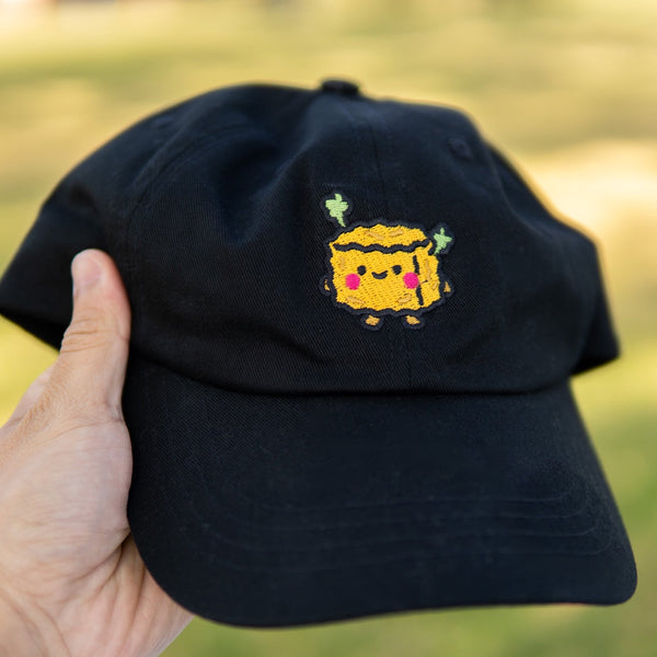 Stinky Tofu Embroidered Cap - Ni De Mama Chinese - Inspired Clothing | Khaki ,