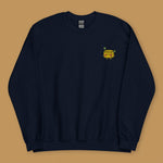 Load image into Gallery viewer, Stinky Tofu Embroidered Sweatshirt - Ni De Mama Chinese - Inspired Clothing | Navy Blue , S
