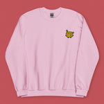 Load image into Gallery viewer, Stinky Tofu Embroidered Sweatshirt - Ni De Mama Chinese - Inspired Clothing | Soft Pink , S
