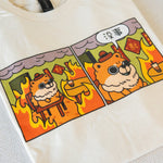 Load image into Gallery viewer, 沒事 T-Shirt / Sample (Final Sale) - Ni De Mama Chinese - Inspired Clothing | Eggshell , S
