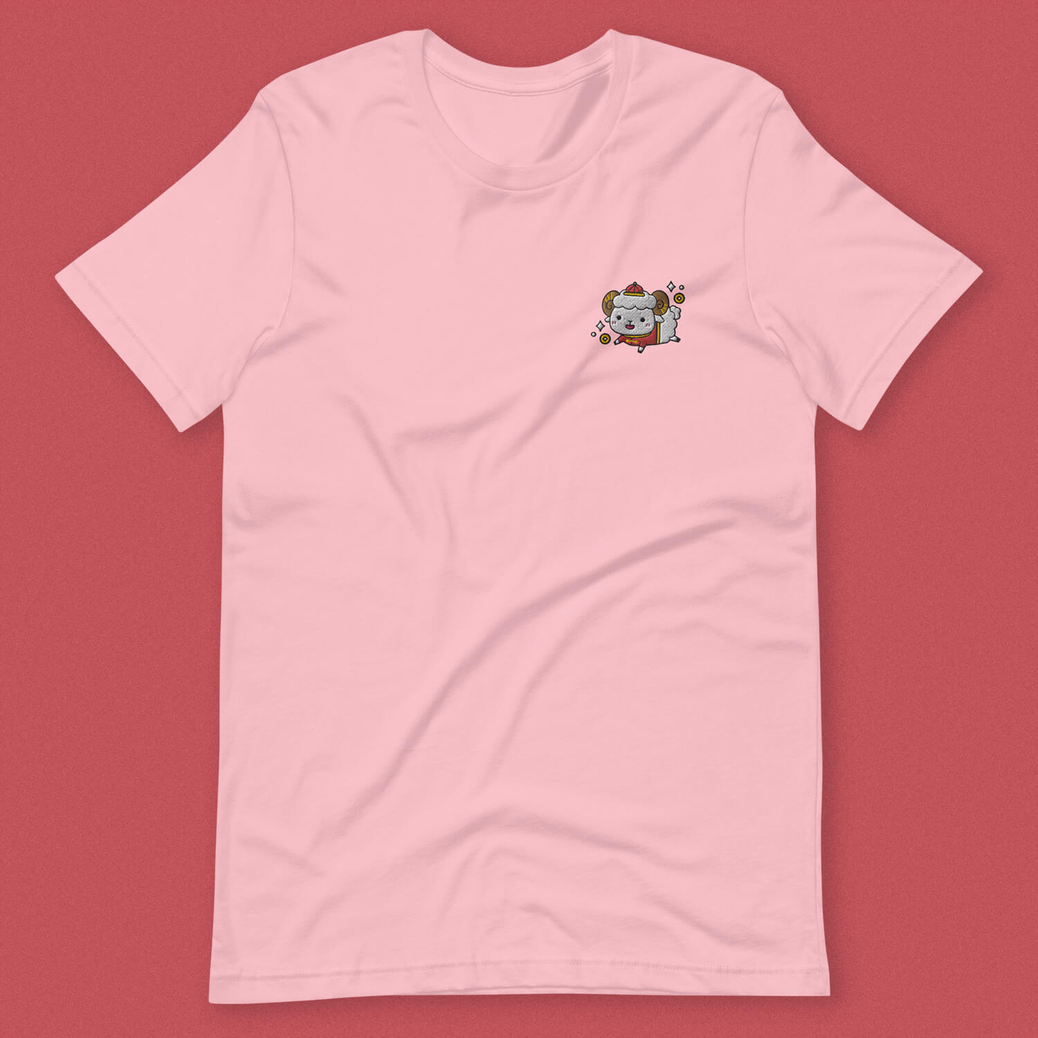 Year of the Sheep Embroidered T-Shirt