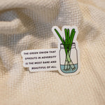 Load image into Gallery viewer, &quot;The Green Onion That Sprouts&quot; Vinyl Sticker - Ni De Mama Chinese - Inspired Clothing | ,
