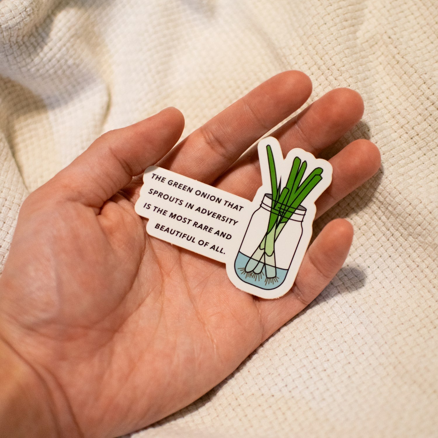 "The Green Onion That Sprouts" Vinyl Sticker - Ni De Mama Chinese - Inspired Clothing | ,