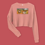 Load image into Gallery viewer, This Is Fine Crop Sweatshirt - Ni De Mama Chinese Clothing
