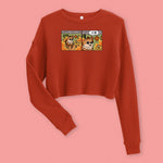 Load image into Gallery viewer, This Is Fine Crop Sweatshirt - Ni De Mama Chinese Clothing
