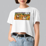 Load image into Gallery viewer, This Is Fine Crop T-Shirt - Ni De Mama Chinese Clothing

