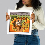 Load image into Gallery viewer, This Is Fine Matte Poster 1 (bogo!) - Ni De Mama Chinese Clothing
