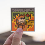 Load image into Gallery viewer, This Is Fine Vinyl Sticker 1 - Ni De Mama Chinese - Inspired Clothing | ,
