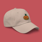 Load image into Gallery viewer, Tropical Pineapple Bun Embroidered Cap - Ni De Mama Chinese - Inspired Clothing | Canvas ,
