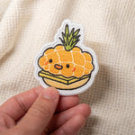 Load image into Gallery viewer, Tropical Pineapple Bun Embroidered Patch - Ni De Mama Chinese - Inspired Clothing | ,
