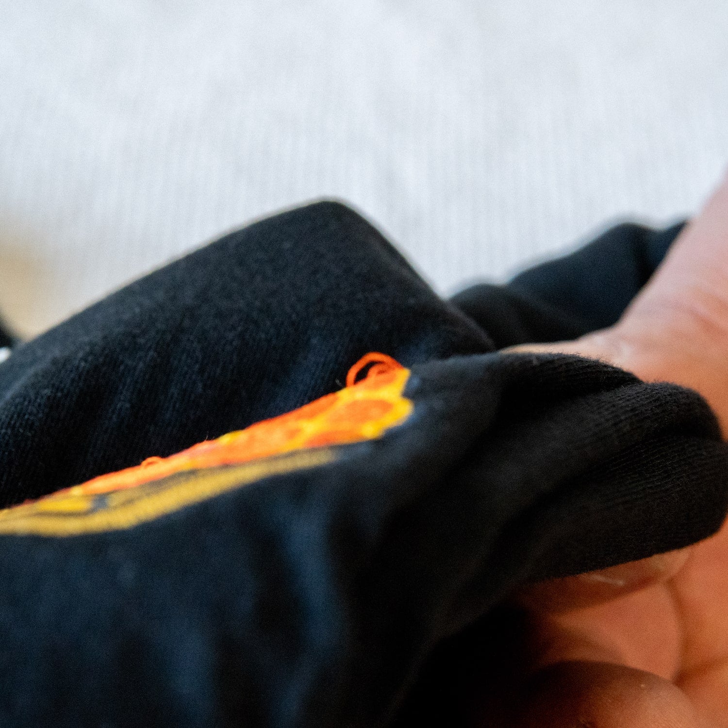 Tropical Pineapple Bun Embroidered T-Shirt / Imperfect (Final Sale) - Ni De Mama Chinese - Inspired Clothing | Black , 2XS