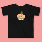 Load image into Gallery viewer, Tropical Pineapple Bun Toddler T-Shirt - Ni De Mama Chinese - Inspired Clothing | Black , 2T
