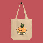 Load image into Gallery viewer, Tropical Pineapple Bun Tote Bag - Ni De Mama Chinese - Inspired Clothing | ,
